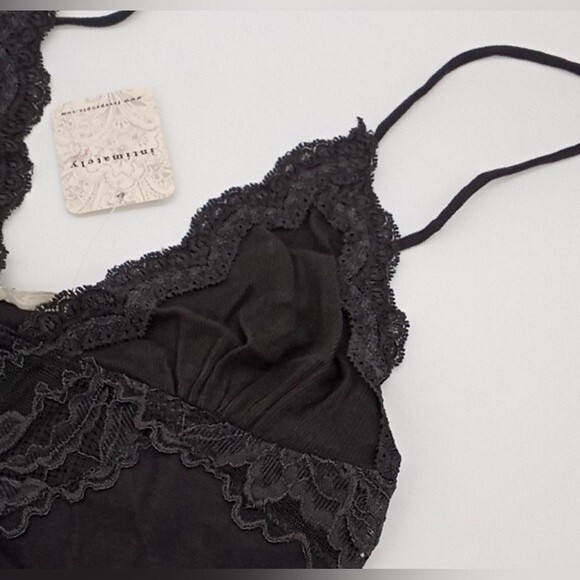 NWT Free People Perfect Pima Bodysuit. Washed Black. Small - Picture 15 of 15